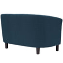 Julianna 3 Piece Upholstered Fabric Loveseat and Armchair Set