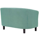Julianna 3 Piece Upholstered Fabric Loveseat and Armchair Set
