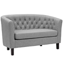 Julianna 3 Piece Upholstered Fabric Loveseat and Armchair Set