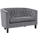 Jamal 3 Piece Performance Velvet Loveseat and Armchair Set