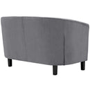 Jamal 3 Piece Performance Velvet Loveseat and Armchair Set