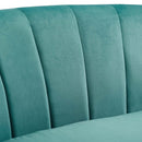 Jamal Channel Tufted Performance Velvet Armchair