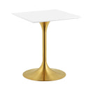 Fallon 24" Square Wood Top Dining Table