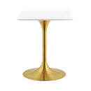 Fallon 24" Square Wood Top Dining Table