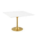Fallon 47" Square Wood Top Dining Table