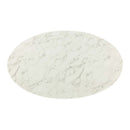 Fallon 47" Oval Artificial Marble Dining Table