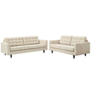 Alaric Sofa and Loveseat Set of 2
