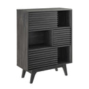 Allyson Three-Tier Display Storage Cabinet Stand
