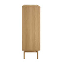 Allyson Three-Tier Display Storage Cabinet Stand