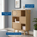 Allyson Three-Tier Display Storage Cabinet Stand