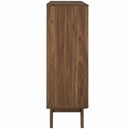 Allyson Three-Tier Display Storage Cabinet Stand