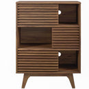 Allyson Three-Tier Display Storage Cabinet Stand