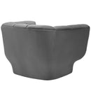 Genesis Performance Velvet Swivel Armchair