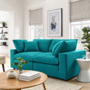 Liberty Down Filled Overstuffed 2 Piece Sectional Sofa Set