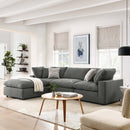 Liberty Down Filled Overstuffed 4 Piece Sectional Sofa Set