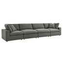Liberty Down Filled Overstuffed 4 Piece Sectional Sofa Set