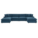 Liberty Down Filled Overstuffed 6-Piece Sectional Sofa