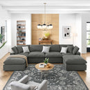 Liberty Down Filled Overstuffed 6-Piece Sectional Sofa