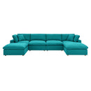 Liberty Down Filled Overstuffed 6-Piece Sectional Sofa