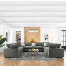 Liberty Down Filled Overstuffed 8-Piece Sectional Sofa