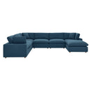 Liberty Down Filled Overstuffed 7-Piece Sectional Sofa