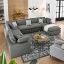 Liberty Down Filled Overstuffed 7-Piece Sectional Sofa