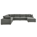 Liberty Down Filled Overstuffed 7-Piece Sectional Sofa