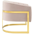 Lauryn Vertical Channel Tufted Performance Velvet Accent Armchair