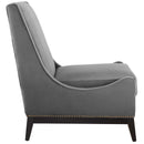 Greyson Accent Upholstered Performance Velvet Lounge Chair