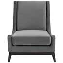 Greyson Accent Upholstered Performance Velvet Lounge Chair