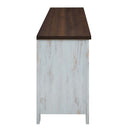 Isaiah 71" Rustic Sliding Door TV Stand