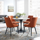 Ada 40" Round Artificial Marble Dining Table