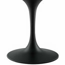 Ada 78" Oval Artificial Marble Dining Table