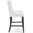 Jamie Tufted Button Faux Leather Counter Stool