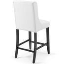 Jamie Tufted Button Faux Leather Counter Stool
