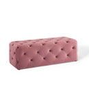 Anakin 48" Tufted Button Entryway Performance Velvet Bench