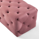 Anakin 48" Tufted Button Entryway Performance Velvet Bench