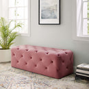 Anakin 48" Tufted Button Entryway Performance Velvet Bench