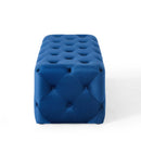 Anakin 48" Tufted Button Entryway Performance Velvet Bench