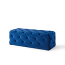 Anakin 48" Tufted Button Entryway Performance Velvet Bench