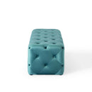 Anakin 48" Tufted Button Entryway Performance Velvet Bench