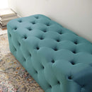 Anakin 48" Tufted Button Entryway Performance Velvet Bench