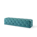 Anakin 72" Tufted Button Entryway Performance Velvet Bench