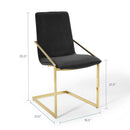 Clarissa Performance Velvet Dining Armchair