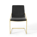 Clarissa Performance Velvet Dining Armchair