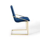 Clarissa Performance Velvet Dining Armchair