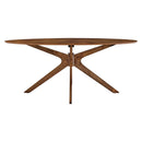 Cruz 71" Oval Wood Dining Table