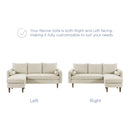 Dominik Upholstered Right or Left Sectional Sofa