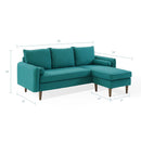 Dominik Upholstered Right or Left Sectional Sofa