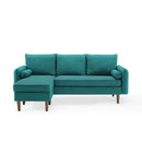Dominik Upholstered Right or Left Sectional Sofa